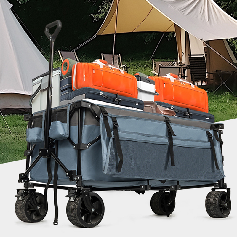 Double-Decker Four-Way Folding Wagon
